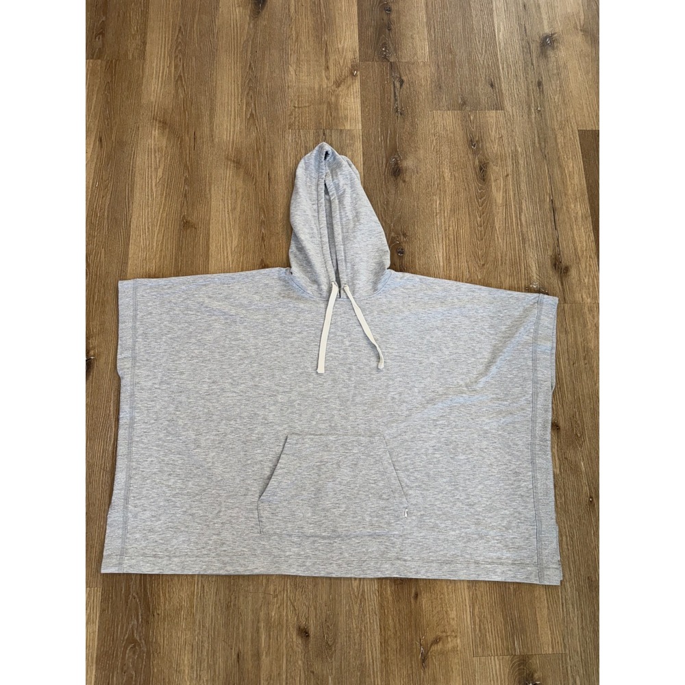 Koolaburra by UGG Poncho Hoodie Womens Medium Gray Heathered A211179 Excellent